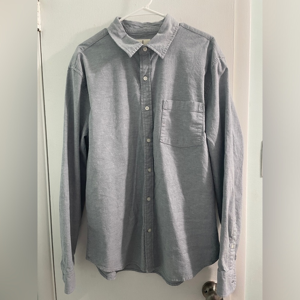 Men’s Mutual Weave Button Down Shirt- Size XL